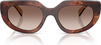 Prada 0pr D02s Oversized Cat-Eye Sunglasses
