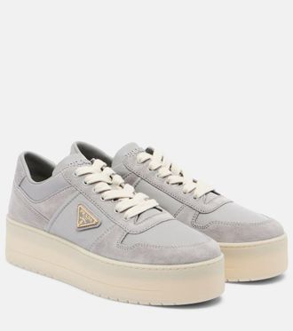 Prada Downtown Re-Nylon platform sneakers