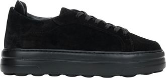 Estro & Luminara Chunky Sole Sneakers - Dames - Schoenen - Zwart - Maat: 40 EU Leer