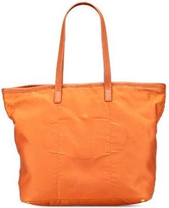 Prada Pre-owned Tote Bags, female, Orange, Size: ONE SIZE Pre-owned Leather prada-bags