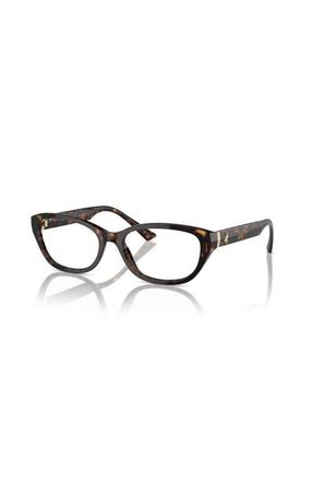 Jimmy Choo London 55mm Oval optical glasses in Tortoise at Nordstrom