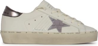 Golden Goose Hi Star Laminated Crocco - Dames - Sneakers - Wit - 35 EU - Leer - Schoenen