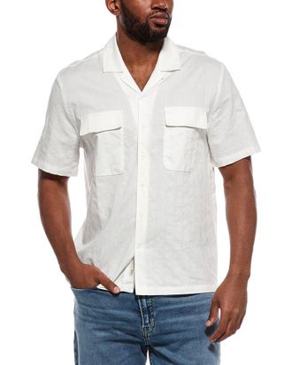 Onia Linen-Blend Utility Shirt