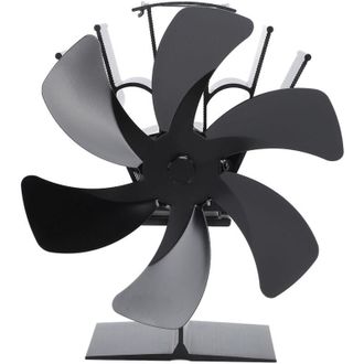 OEM Ventilador Vertical De Estufa De 6 Aspas, Alimentado Por Calor, Con Asa Para Una R&aacute;pida Circulaci&oacute;n Del Aire Caliente, Dise&ntilde;o Superior Para Chimenea, 