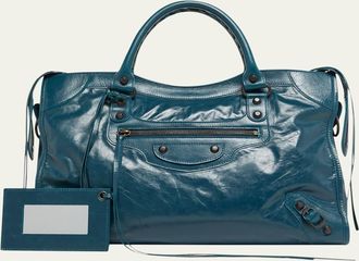 Balenciaga Le City Medium Leather Tote Bag