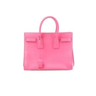Saint Laurent Pre-owned Handbags, female, Pink, Size: ONE SIZE Pre-owned Sac De Jour