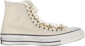Converse Chuck 70 Industrial Glam Sneakers - Dames - Schoenen - Beige - Maat: 39 EU Zijde