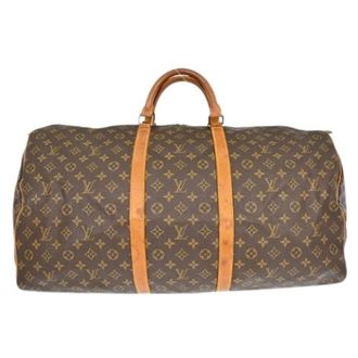 Louis Vuitton Pre-owned Weekend Bags, unisex, Brown, Size: ONE SIZE Pre-owned Keepall bag