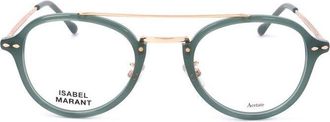 Isabel Marant Ladies Green Round Eyeglass Frames IM 0015