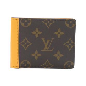 Louis Vuitton Marron Saffron Yellow Coated Canvas Bill Wallet (Bi-Fold) (Pre-Owned)