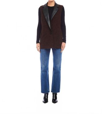 Fifteen Twenty Brooklyn Blazer Vest In Brown