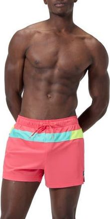 Speedo Redondo Edge Colorblock Volley Swim Trunks in Coral at Nordstrom Rack, Size Xx-Large