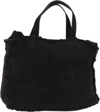 Chanel Pre-owned Canvas Tote - Dames - Vintage Shopper - Zwart - ONE Size - Vintage