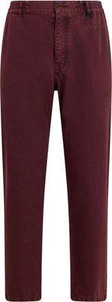 Moschino Rechte Chino Broeken - Heren - Chinos - Rood - M - Katoen - Broeken