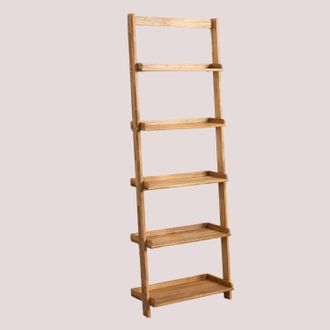 Sklum Estanter&iacute;a En Madera De Roble Idia Sklum