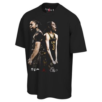 Nike Jordan Mens Bella Hines and Mikaylah Williams Jordan T-Shirt in Black | JA9094-010