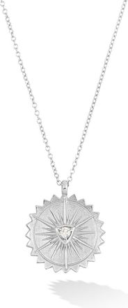 Dower & Hall 14k Gold & Diamond Sun Pendant
