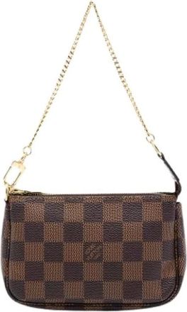Louis Vuitton Pre-owned Mini Bags, female, Brown, Size: ONE SIZE Pre-owned Mini Pochette Accessoires