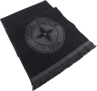 Louis Vuitton Pre-owned Scarves, male, Black, Size: ONE SIZE Pre-owned Stole