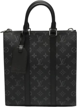 Louis Vuitton Tweedehands Canvas Louis Vuitton tassen - Dames - Vintage Shopper - Zwart - ONE Size - Vintage