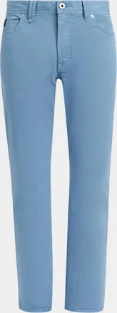 Brioni Men & apos;s Cotton Stretch 5-Pocket Pants