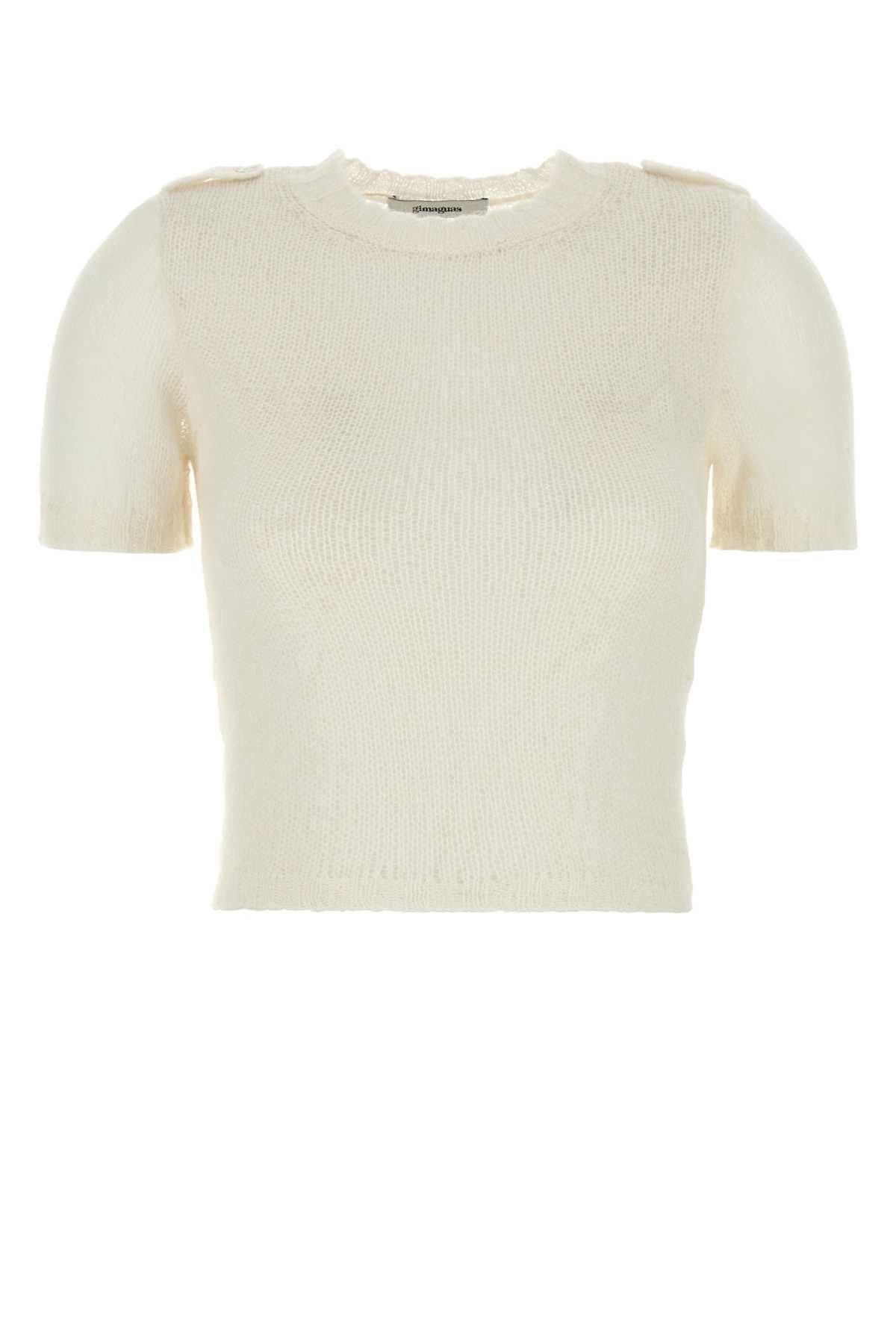 Tシャツ・カットソー gimaguas White cotton Tristan polo shirt Tristan Long Sleeve Polo White - Gimaguas