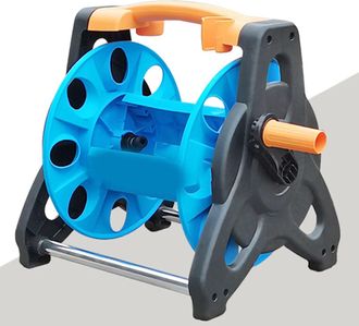 Infinite Enrollador De Manguera De Jard&iacute;n Con Carro De Metal Y Pl&aacute;stico, Soporte De Almacenamiento Para Manguera De 35 M Con Di&aacute;metro Interior De 12 Mm, Ideal 