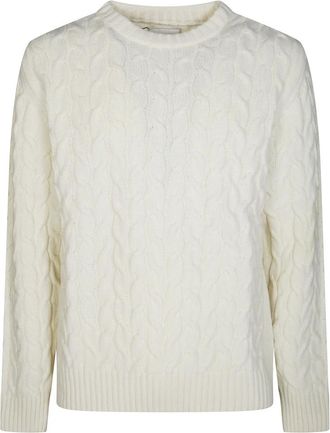 Arte Felpa Girocollo - Heren - Ronde hals truien - Beige - S - Wol - Truien & Vesten