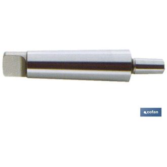 cofan Espiga Sujeccion Cono Morse 5 - B-18, Accesorio Espiga De Sujeci&oacute;n Para Sujetar El Portabrocas Al Taladro De Columna. Disponible Para Dos Tipos De Dia