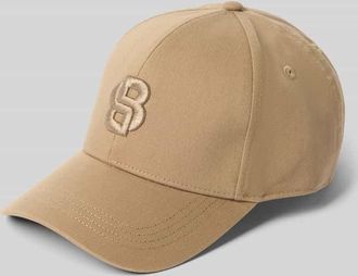 HUGO BOSS Basecap aus reiner Baumwolle Modell ZED-B-ICON in Beige, Größe 1