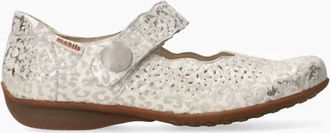 Mephisto Womens Fabienne Hand Made Mary Jane Shoes In Light Sand