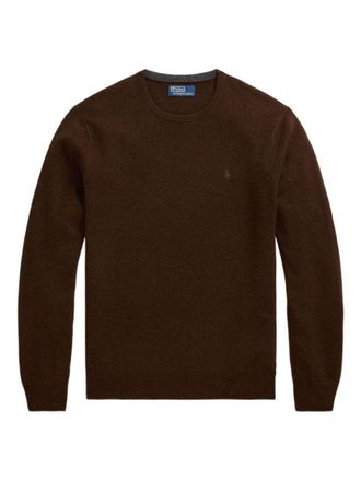 Polo Ralph Lauren Round Neck Sweater With Textured Fabric And Subtle Logo