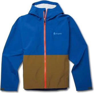 Cotopaxi Mens Cielo Rain Jacket In Mineral Blue