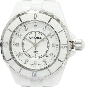 Chanel Pre-owned J12 Wit Keramisch Horloge - Dames - Vintage Horloges - Wit - ONE Size - Vintage