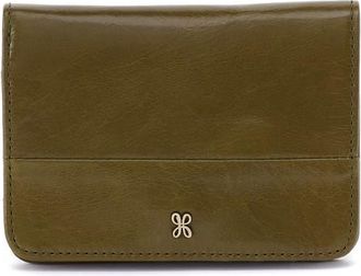 Hobo Jill Leather Bifold Wallet in Olive Veil at Nordstrom
