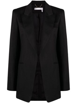 Chloé single-breasted tuxedo blazer - Nero
