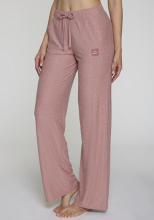 Vivance Loungehose VIVANCE ACTIVE, Damen, Gr. XL (48/50), N-Gr, rosa meliert, Trikot, Obermaterial: 88% Polyester, 12% Elasthan, meliert, figurumspielend lang