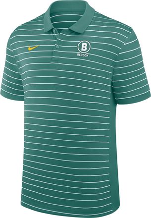 Nike Boston Red Sox City Connect Striped Victory Nike Mens Dri-FIT MLB Polo in Green | 03BG0IF9BQ-DZ0