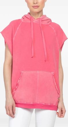 Freecity sleeveless hoodie - Roze