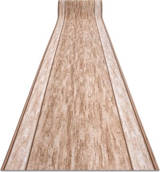 RugsX Rugsx - Alfombra De Pasillo Con Refuerzo De Goma Rama Beige 100cm Beige 100x1100 Cm