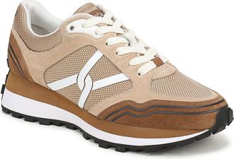 Veronica Beard Valentina Sneaker in Chestnut/ecru Suede at Nordstrom, Size 5.5