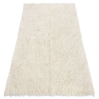 RugsX RugsX Flokati Woolen Bedcover Rug in Beige | Size: 250 cm x 350 cm