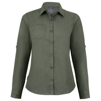 Craghoppers Dames/dames Expert Kiwi Shirt met lange mouwen (Donker ceder groen)