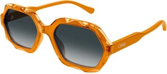 Chlo&eacute; CH0227S 004 Womens Sunglasses Orange Size 56