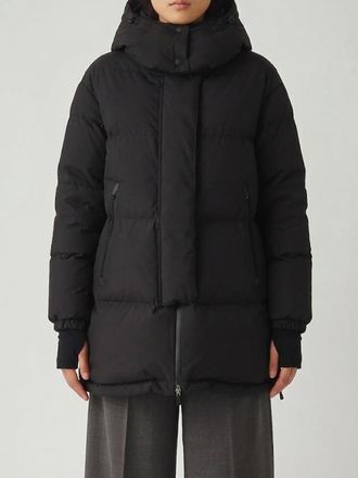 Herno Short Hooded Quilted Nylon Down Jacket with Water-Repellent Finish