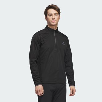adidas Mens adidas ULTIMATE365 DURABLE WATER REPELLENT WIND QUARTER-ZIP Sweatshirt