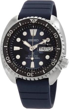 Seiko Prospex Save The Ocean Automatic Blue Dial Mens Watch SRPF77