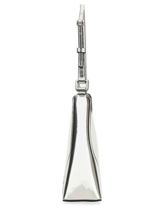 Staud Womens Shoulder Bag Linda Silver Cow Leather (bos Taurus)