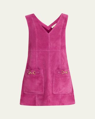 Ulla Johnson Sloane Suede Mini Dress