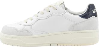 Sun 68 Big Basket Sneaker - Heren - Sneakers - Wit - 40 EU - Leer - Schoenen